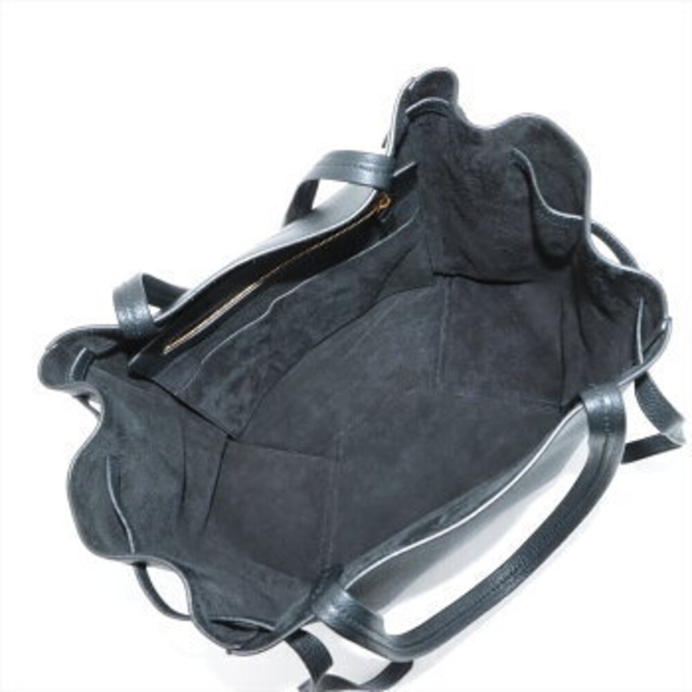 Celine Cabas Phantom leather tote bag shoulder black - Picture 7 of 11